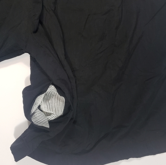 Vintage Jantzen Sport Black Blue Colorblock Windbreaker Track Jacket Size XL ? - Picture 6 of 9